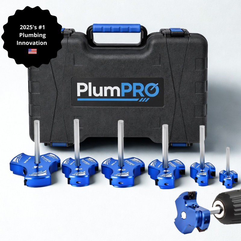PlumPro™ - PVC Pipe Reamer (6-Piece Set)